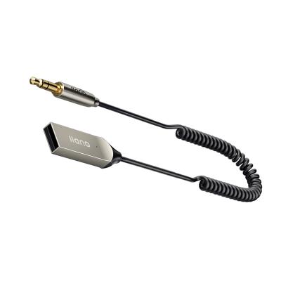 China BT 5.0 Microphone Handsfree Microphone Receiver Aux Speaker Adapter. to. Integrated Zinc Alloy Music 3.5mm Jack Audio Adapter for sale