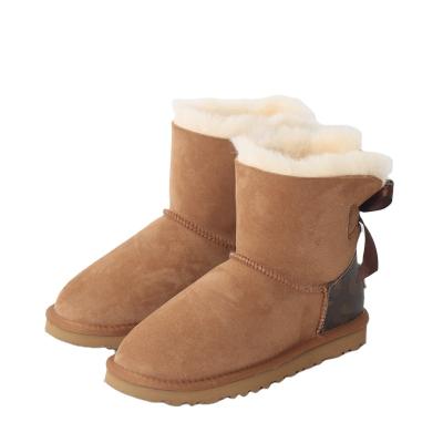 China CUSHIONING Best Selling Real Fur Womens Wool Boots Real Fur Boots For Women for sale