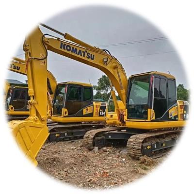 China Hot Sale Low Price 90% New Komatsu PC110-7 Used Excavator /second-hand Digger 11 ton 0.48m²; ³ for sale