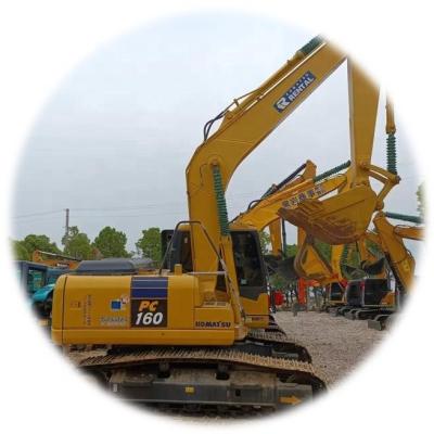 China High quality Japanese used excavator Komatsu PC160-7 made in Japan 16 ton 0.65m²; ³ for sale