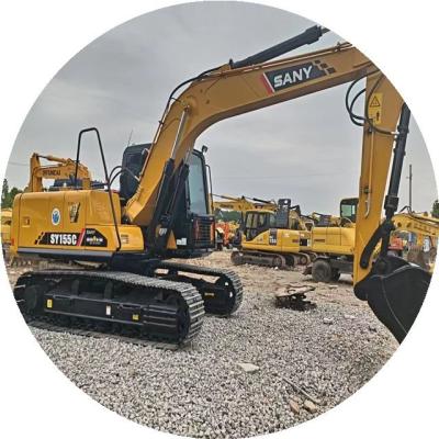 China Sany used sy155 excavator is 90% new, a Chinese famous brand, with imported engine and hydraulic system 0.65 MÂ ³ for sale