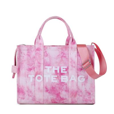 China Other BSCI factory 2022 fashion custom logo premium canvas traveler women printing tote bag for sale