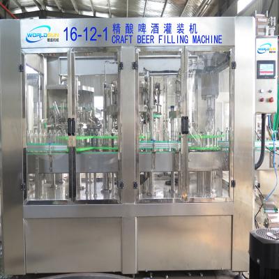 Cina Certificazione 3-In-1 355ml automatico pieno Ginger Beer Filling Machine del CE in vendita