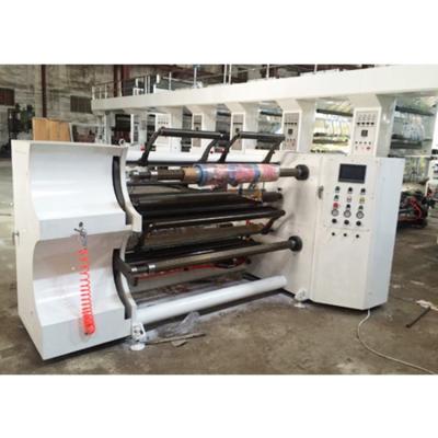 China ZRFT1000/1300 Food PET OPP CPP PE PVC Plastic Film Roll And Paper Roll Slitting Rewinding Machine for sale