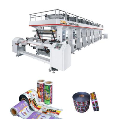 China Gravure Machinry ZRAY-D Printing Printing 8 Colors Gravure Plastic Printing Machine / Roto Printing Machine for sale