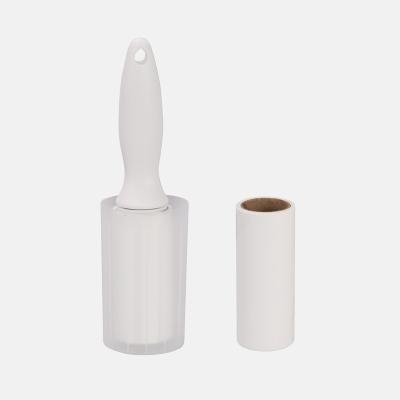 China 2022 Manual News Customized Beautiful PP Hair Remover Mini Size Lint Rollers Clothes Sticking Fiber Roller for sale