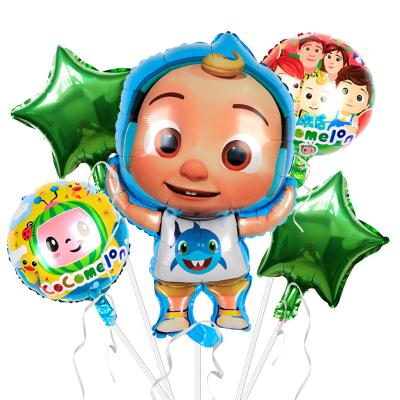 China Beauty Decorations Cartoon Watermelon Character Movie Party Decoration Foil Balloon for sale