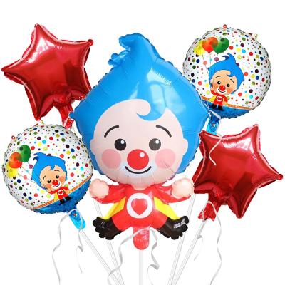 China Beauty Decorations Circus Clown Balloon Children's Birthday Party Decoration for sale