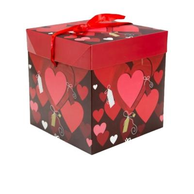 China ALL KIND OF PARTY PAPER BOX FOR LOVE IN TE AMO SPANISH FOR PARTY DECORATION SURPRISE GIFT BOX for sale