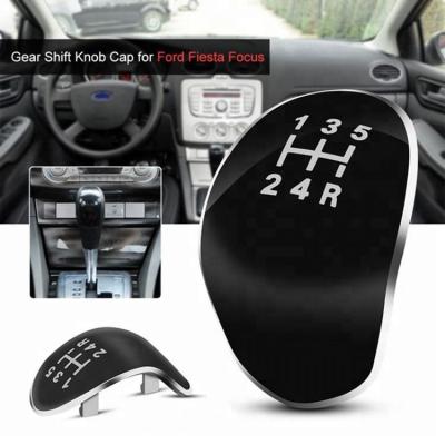 China Plastic Car Gear Knob 5 Speed ​​Gear Shift Knob Main Cap Cover For Ford Fiesta Focus Car Part Injection Molding for sale