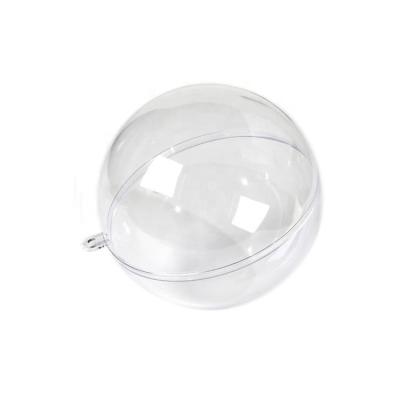 China Injection Molding Plastic Party Decorations Large Clear Transparent Plastic Cavity Ball for sale