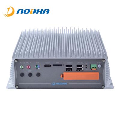 China AGV high performance PC industrial fanless computer with latest 2LAN 6COM processor up to 32GB for sale