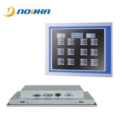 China Touch Screen 12 Inch Wall Mount Resistive Touch LCD Screen Industrial Monitor for sale