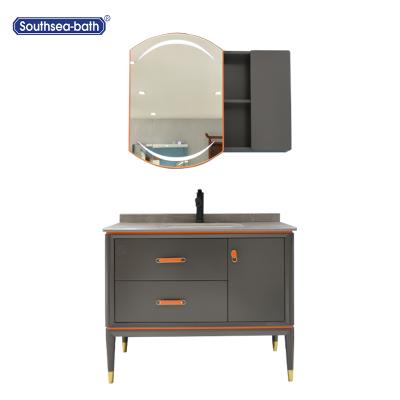 China Antique European Hot Sale Customized Modern Cheap Solid Wood Bathroom Vanity for sale