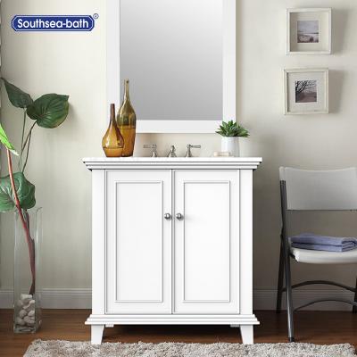 China Modern Plywood Material Impressions Bathroom Vanity Units With Sink And Mirror for sale