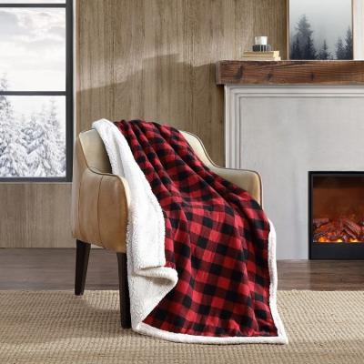 China Wholesale Simple Comfortable Thick Oversized Large Extra Winter Autumn Bedroom Soft Sherpa Blanket for sale