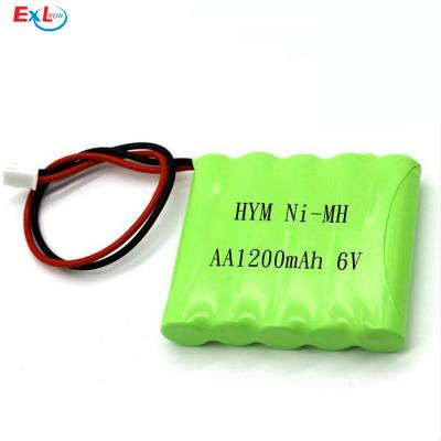 China Best toys quality AA NI-MH rechargeable battery nimh 6v 1000mAh battery pack for sale