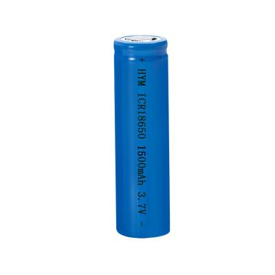 China Toys In Stock 18650 Li Ion Battery Cell 3.7v 1500mah 18650 Rechargeable Lithium Battery for sale