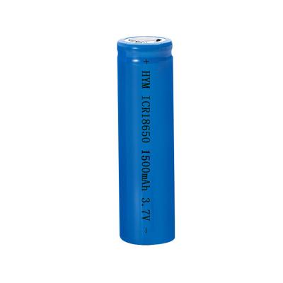 China Toys High Capacity Lithium Ion 18650 3.7v 1500mah Li-ion Rechargeable Battery for sale