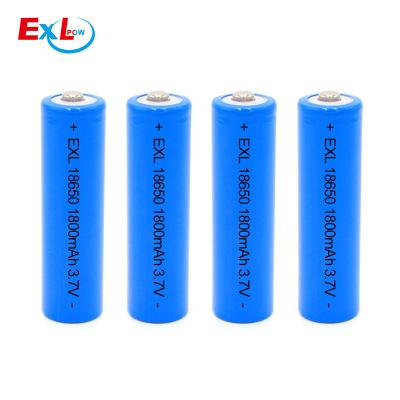 China Toys Customized Li-ion 18650 Battery For Solar 18650 1800mah 3.7v Rechargeable Batteries for sale