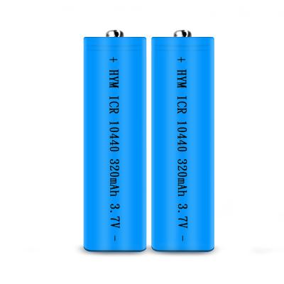 China 10440 lithium ion battery for flashlights and various electronics 320mah for sale