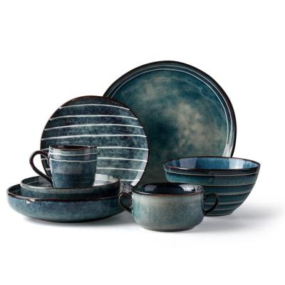 China Factory direct supply sustainable dinner set eco-friendly ceramic tableware for sale