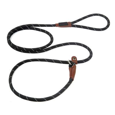 China Custom Heavy Duty Strong Pet Training Tactical Mountaineering Rope Slip Advance With Frog Clip k9 Buckle for sale