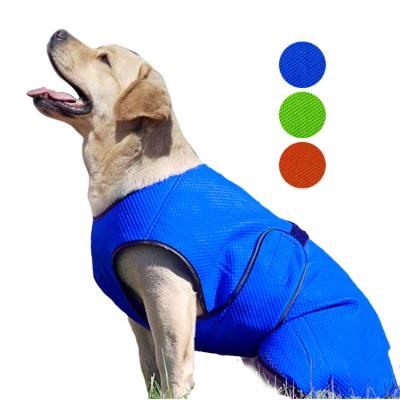 China Summer Viable Lightweight Evaporative Dog Clothes Pet Jacket Coat Large Dog Cooling Vest Harness For Dogs for sale