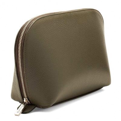 China Custom Leather Women Travel Case Makeup Bags Women PU Leather Cosmetic Bag for sale