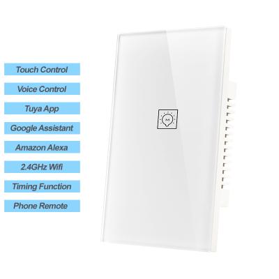 China High Quality Cheap Fireproof PC Price Touch Voice Control Tuya App Smart Switch Remote Control Home Everywhere for sale