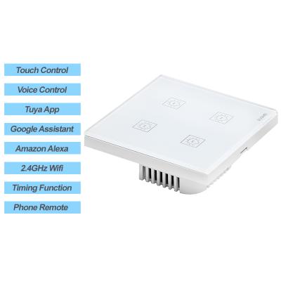 China PC Factory Supply Discount Price Control Light Fireproof Fan Everywhere 1 Way Smart Wifi Switch for sale