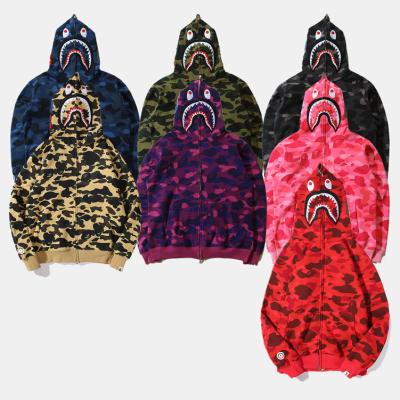 China Wholesale Fashion High Quality Casual Teenager Adult Sweater Bape Zipper- RBX Full Hoodie Bape Up Bape Jacket for sale