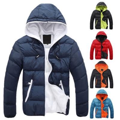 China Breathable Wholesale Cheap Winter Apparel Lightweight Padded Man's Stripper Jackets With Hooded for sale