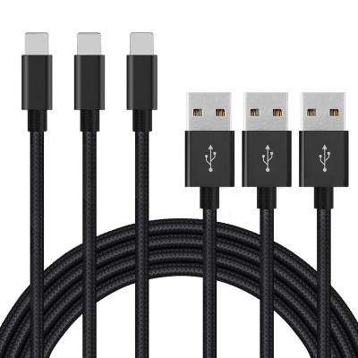 China MP3/MP4 Player 3ft 6ft 10ft Braided USB Charger Fast Charging Cable For iPhone Date Cable For iPhone 13 12 10 Charger for sale