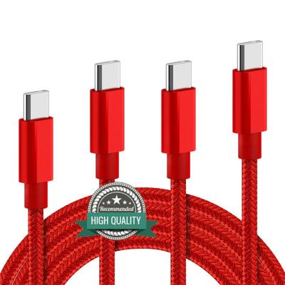 China USB Cable MP3/MP4 Player Type Nylon Braided Type-C Fast Fast Charging Data USB C Cable 2.4A Type-C Cable 1m Cable for sale