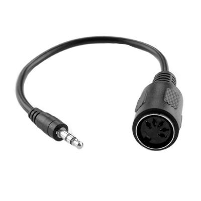 China 3.5mm audio cable from aux jack. Multimedia 3.5 Jack Stereo To Female 5pin Midi Cable for sale