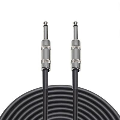 China For Professional iPod Male 635mm Double Bend Guitar Bass Drum Instrument Cables Microphone Audio Cable for sale