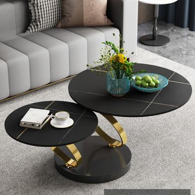 China Modern convertible modern glass coffee table stainless steel center table for living room for sale