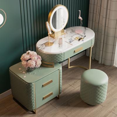 China Modern Dressing Table Designs(Others)Selling Adjustable Warm White Dressing Table Mirror For Bedroom for sale