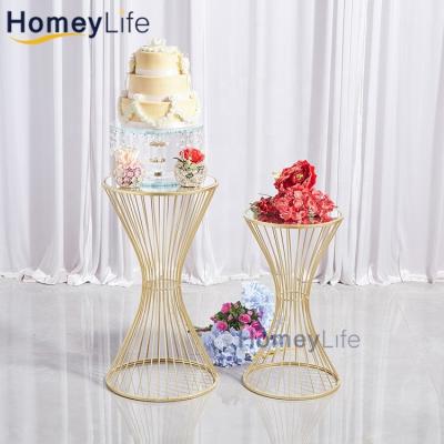 China Foshan modern furniture wedding centerpieces and table decorations wedding cake table for sale