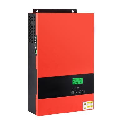 China 5500w 5.5kw 3.5kw Hybrid High Frequency Inverter MPPT High Component Voltage Remote Controller Off Grid All-in-One Inverter 100x300x440mm for sale