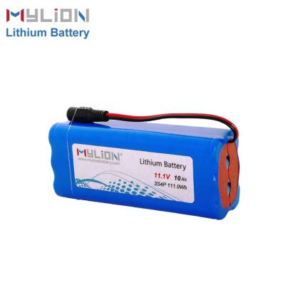 China Small 11.1v 12v 10ah lithium ion battery pack for sale