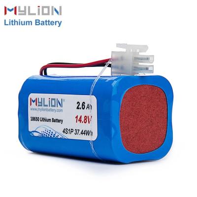 China Small Lightweight High Capacity 14.4V/14.8V2600mAh Lithium Ion Battery Pack for sale