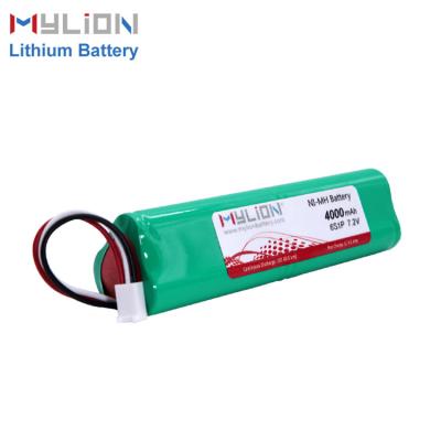 China Small Lightweight High Capacity Mylion 7.2V4000mAh NiMh Battery Pack for sale