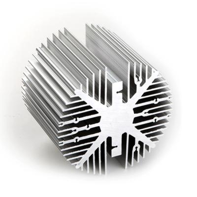 China aluminum led lighting extrusion heat sink round factory for sale