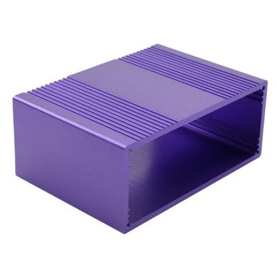 China ecu electric power electronic diy aluminum extruded project boxes enclosure black for sale