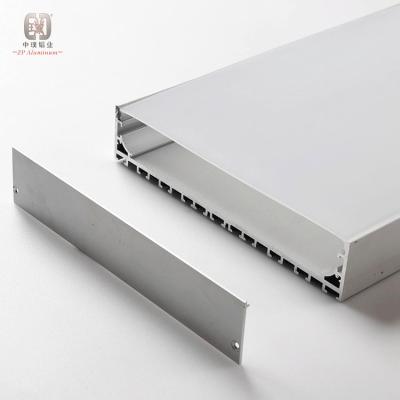 Cina aluminum led light profile housing with cover 120mm in vendita