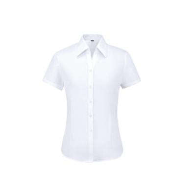 China Factory Wholesale Custom QUICK DRY ladies blouses woman white business shirts sleeve long base shirt apparel manufacturer for sale