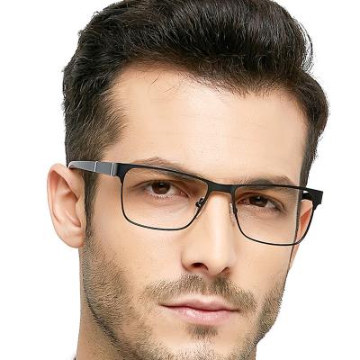 China Latest Optical Frames Stainless Steel Frame Metal Glass Frame For Men for sale