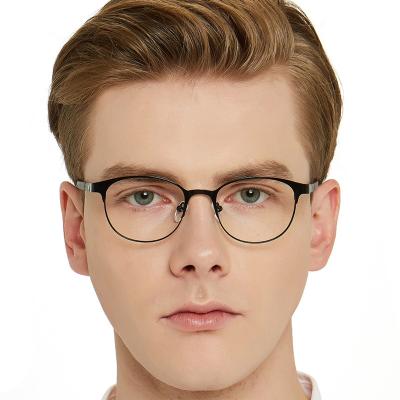 China Round Metal Optical Frame Glasses Frame Mens Womens Retro Optical Frames Manufacturers for sale